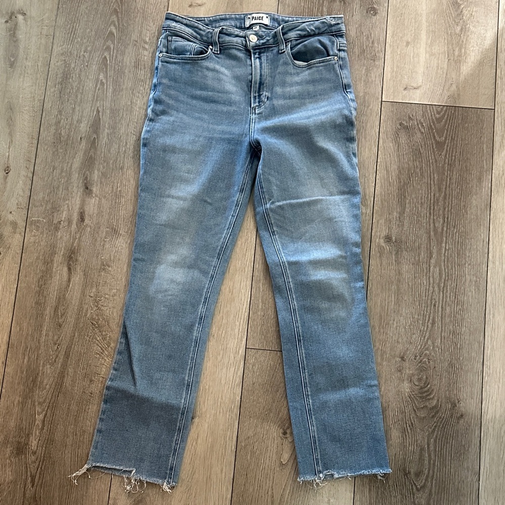 PAIGE Women's Denim Straight Leg Jeans